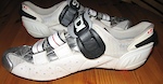 2007 Sidi Men's White/Chrome Genius 6.6 Carbon Shoes 44.5