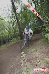 Pedalling out of the 2nd berm in a race a little while back