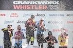 A few newcomers and some Air DH podium regulars get the after party started in Whistler.