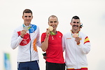 2016 Rio Olympic XC Men's podium.
