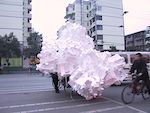 Recycling Styrofoam in Sichuan, China.