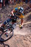 Kirt Voreis racing his DH6 to second place at the 1996 Big Bear World Cup DH