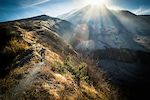 Chasing the sun from the shadow of the valley of death at Mt. Saint Helens