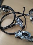 Shiney (new to me) Formula T1 Racing brakes!
Still trying to decide which bike they'll live on :)