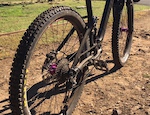 New hope pro 4 hubs in purple with stans flow rims. Minion 2.5 front and 3.5 aggressor rear. 1 ride old and the difference is amazing . Look, sound and ride great