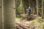 Lily Crowell races stage 3 in the Expert division at Round 3 of the 2018 SCOTT Enduro Cup presented by Vittoria at Powderhorn, CO on July 28, 2018. Photographer: Sean Ryan, courtesy EnduroCupMTB