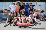 On the last day we were going Gokart racing.
Picture is owned by LINES magazine and was shot by F.S. Kugi.