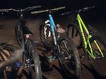 The Dream team
A Radio Fiend(the green one) A custom Marin Alcatraz 2018(the blue one) A specialized p3(the black one)
