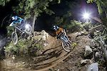 Mike Brothers and Sean Cameron do a night lap on Turnstyles.