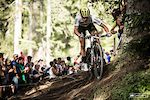 Nino Schurter was pulling ahead and was almost running away with it. Almost.
