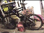 this is what you get when you cross a supercycle frame with about $1000 worth of parts including a fox vanila rc and marzochii all mountain sl's has like 9 inches of travel in the back and 18 inch bb height