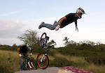 front flip sequence.  Nice try Vish!