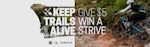 Keep Trails Alive!  Donate $5 and get a chance to win a Canyon Strive.
