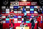 during the 2018 Labresse UCI MTB World Cup finals.