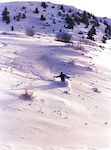 Rare opportunity to ski the Acropolis, 1993.