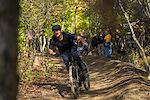 Air DH, Whip-Off and Best Trick durant le Marmota Fest 2021. Quebec City Mountain Biking. Rider: Mathieu Tremblay.