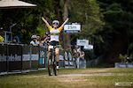 Rebecca McConnell finally gets that first World Cup win.