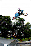 Oli backflipping the jump box - Cubed Square Photography - Laurence CE