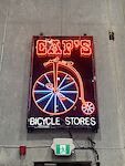 A recently found and re-built 1980's Cap's Neon Sign in the new store. There is quite a story behind this one!