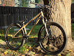 My bike...Frame: Dob, Fork: RS Pike 454, Headset: FSA Pig DH Pro, Bars: FireEye Calibar, Stem: Shadow Attack (flipped), Hubs: Atomlab &amp;  White Ind. ENO, Cranks: Race Face Evolve, Pedals: Macneil FACE, Seat: Fit ECCD, Rims: Atomlab PIMP, Brakes: Juicy 7's front and rear, Tires: SB8's (2.1r, 2.35f), Chain: KMC 710SL (not pictured). 29 lbs 11 oz.
