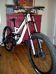 My new Appalache Real. Boxxer WC, Fox DHX 5 with Ti spring,  full x.0, Truvative OCT, Saint brakes...