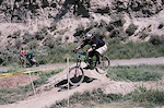 hitting the gap on practice day
race at the ranch 09