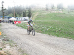 Nathan start prior to a big ol' crash mid course.