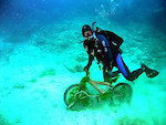 old sucen bike found at bottom of ocean