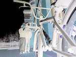 My Bike In Negative From Behind