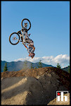 First flip into the mulch, Camp of Champions at Whistler