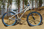 Banshee Amp with Loaded Precision Products. Wheelkit, bar/stem, seat collar and pedals. Fox 831 fork, RaceFace Atlas crank and Avid Elixir brake. Built by Outbound Cycle.