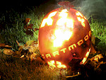 Pumpkin for the "Pumpkin Carving Contest" with logo of my favourite polish bike company - Dartmoor Bikes :)