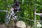 Cierra Smith races during qulifying at the US Open of Mountain Biking at Diable Freeride Park at Mountain Creek Resort in Vernon, NJ