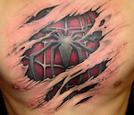 Crazy Spiderman Tattoo!