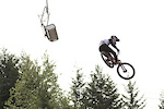 Semenuk flys through the air during the 2011 Red Bull Joyride in Whistler B.C.