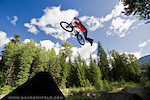 Took a day off from riding to shoot some locals at the dirtjumps in whistler village