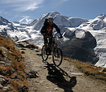 Just an out and back but offering stunning views of the Dufourspitz group and glaciers
