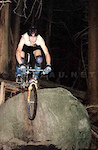 Dave on the ghetto steel Norco Nitro hardtail that he rode so skillfully. Pink Starfish. 1997