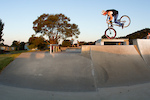 Footjam on our ghetto sub down at the park made out of a table and bricks. works a treat! Photo by Harley on my camera