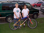 U see im so hardcore that i broke my old kona xc frame, arent i hardcore, i posted these pics about 20 times, did i mentionn that im gay,my partner is beside me.