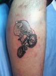 The first part of my Mint Sauce tattoo, more to follow in time....