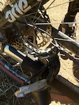 Titus broke his derailleur and his hanger, and his wheels