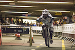 Not quite quick enough, 2nd in qualifying during Evans Cycles Urban Dual at NCP Multstory Car Park, Cardiff, Wales, United Kingdom. 28October,2012 Photo: Charles Robertson
