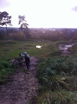 Beautiful sunset ride. First visit to the 4x track, we'll be back! Maybe with a more suitable bike ;-)
