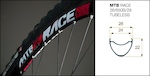American Classic MTB Race 29 Tubeless Rim Profile