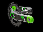 Race Face SixC crank - Green