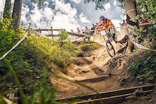 One of the last corners of the racetrack @ Wiriehorn iXS European Downhill Cup

http://www.facebook.com/MarookPhoto