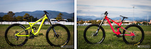 Commencal Supreme DH 650B downhill bike, Roc D'Azur