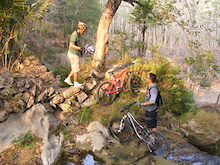 XC/AM riding along Pajangan hill