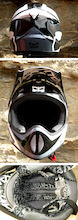Kali Avatar II carbon fiber DH Helmet 2013 three-view
